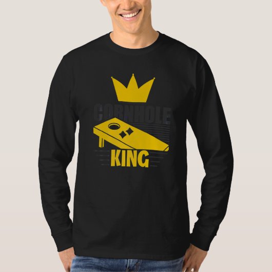 Cornhole König T-Shirt (Vorderseite)