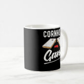 Cornhole Lawn Game Bean Sack Cornhole Team Pl Kaffeetasse (VorderseiteRechts)