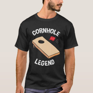 Cornhole Legend Doghouse Sack Players Rasen Sport  T-Shirt