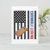 Cornhole Legend USA Einladung (Stehend Vorderseite)