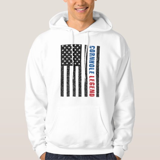 Cornhole Legend USA Hoodie (Vorderseite)