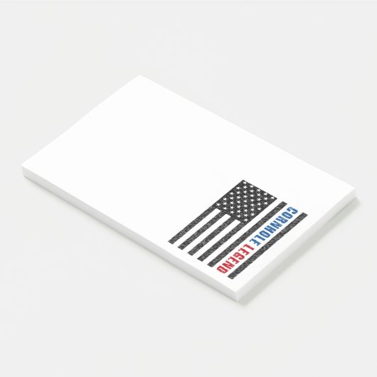 Cornhole Legend USA Post-it Klebezettel (angewinkelt)