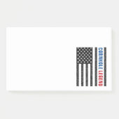 Cornhole Legend USA Post-it Klebezettel (Vorderseite)