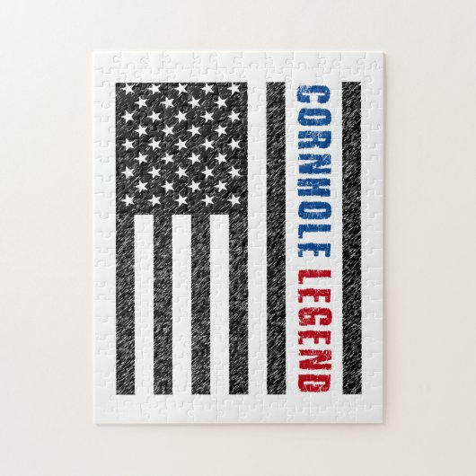 Cornhole Legend USA Puzzle (Vertikal)