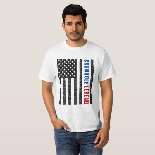 Cornhole Legend USA T-Shirt (Vorne ganz)