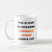 Cornhole-Legende, phantastisch Kaffeetasse (Links)