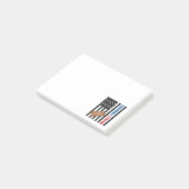 Cornhole-Legende USA Post-it Klebezettel (angewinkelt)