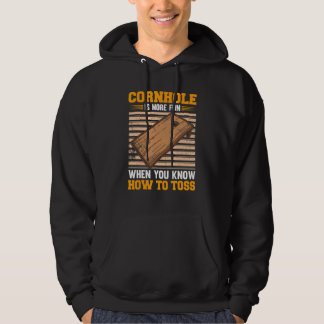 Cornhole macht Spaß, wenn man weiß, wie man Bean B Hoodie
