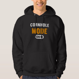 Cornhole Mode on Hoodie