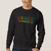 Cornhole Periodic Table Elements for Chemistry Sweatshirt (Vorderseite)