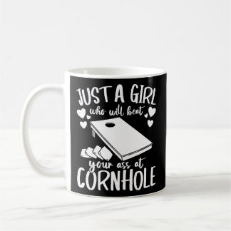 Cornhole Player Nur ein Spieler spielt Cornhole Kaffeetasse