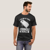 Cornhole Player Tosser Leute werfen Ecke Te T-Shirt (Vorne ganz)