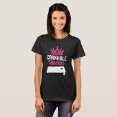 Cornhole Queen Bean Bags T-Shirt (Vorne ganz)