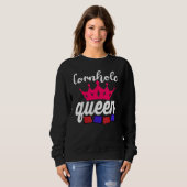 Cornhole Queen Corn Hole Sweatshirt (Vorne ganz)