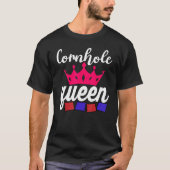 Cornhole Queen Corn Hole T-Shirt (Vorderseite)