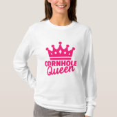 Cornhole Queen T-Shirt (Vorderseite)