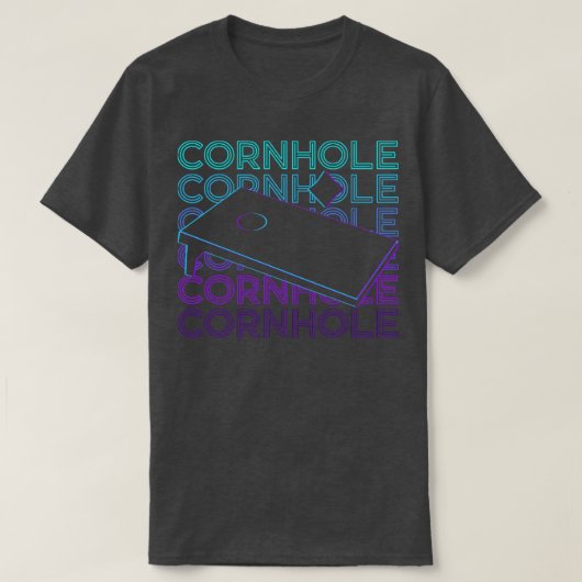 Cornhole Retro-Geschenk T-Shirt (Design vorne)