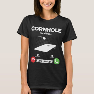 Cornhole ruft mich dazu auf, Baggo Hobby Cornhole  T-Shirt