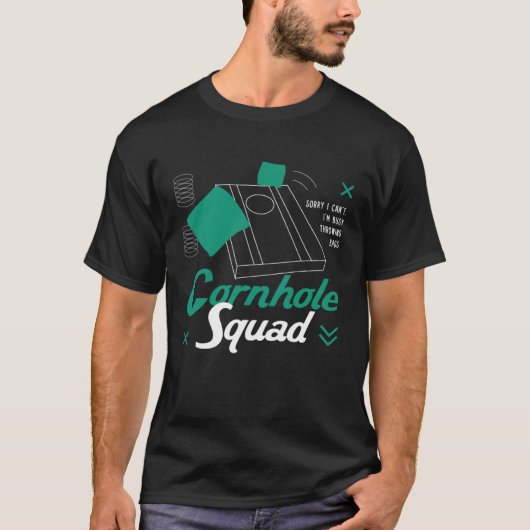 Cornhole Squad Wilderness Ironic Sprichwort T-Shirt (Vorderseite)