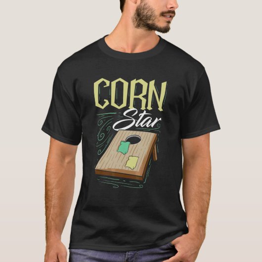 Cornhole Star Player T-Shirt (Vorderseite)