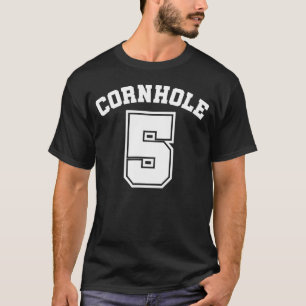 Cornhole Team Athlete ONE to FÜNF 5 T-Shirt