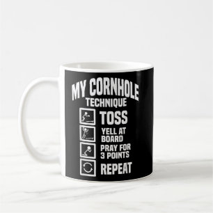 Cornhole Technique Throwing Technique Cornhole Kaffeetasse