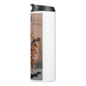 Cornhole Trophy Tshirt Weihnachtsgeschenke für Wei Thermosbecher (Nach rechts gedreht)