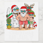 Cornhole Trophy Tshirt Weihnachtsgeschenke für Wei Weinetikett (Einzelnes Label)