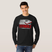 Cornhole Turnament Cornstar Cornstar Cornstar Hole T-Shirt (Vorne ganz)