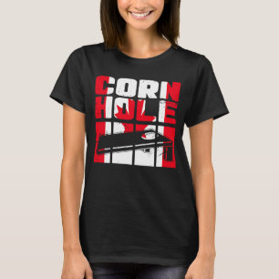 Cornhole vintage Kanada-Flagge Kanadisches Ahornbl T-Shirt
