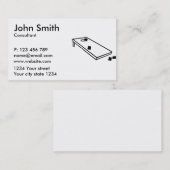 Cornhole Visitenkarte (Vorne/Hinten)