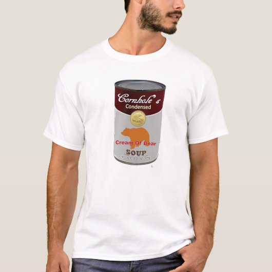 Cornholes verkürzte Creme der Bärn-Suppe T-Shirt (Vorderseite)