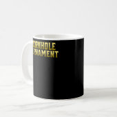 Cornholetournament Funny Cornhole Kaffeetasse (Vorderseite Links)