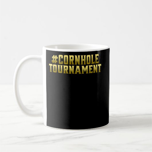 Cornholetournament Funny Cornhole Kaffeetasse (Links)