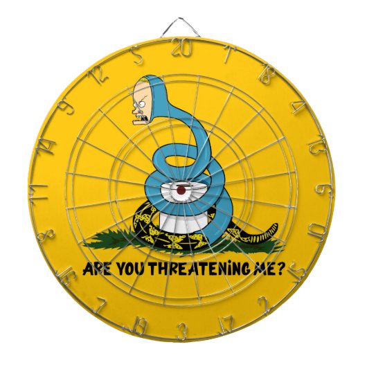 Cornholio drohen mir Beavis & Butthead Dartscheibe (vorne)