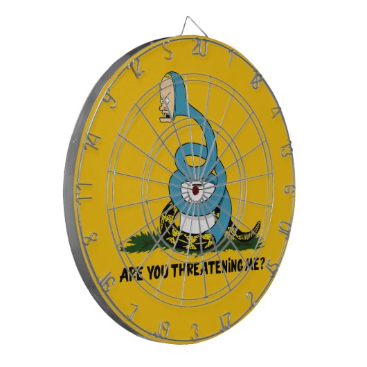 Cornholio drohen mir Beavis & Butthead Dartscheibe (Vorderseite Links)