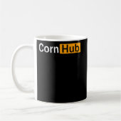 Cornhub Cornhole Cornholer Kaffeetasse (Links)