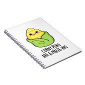 Cornige Wortspiele sind A-maize-ing Lustiger Corn Notizblock (Rechte Seite)