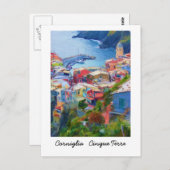 Corniglia Cinque Terre Italien Postkarte (Vorne/Hinten)