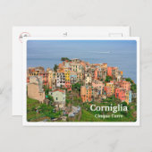 CORNIGLIA - Cinque Terre - Ligurien - Italien Postkarte (Vorne/Hinten)