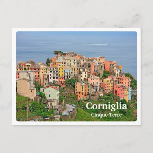 CORNIGLIA - Cinque Terre - Ligurien - Italien Postkarte (Vorderseite)