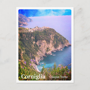 CORNIGLIA - Cinque Terre - Ligurien - Italien Postkarte