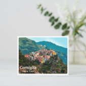 CORNIGLIA - Cinque Terre - Ligurien - Panorama - Postkarte (Stehend Vorderseite)