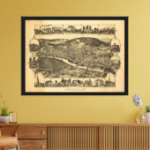 Corning New York (1882) Leinwanddruck (Insitu (Wohnzimmer))