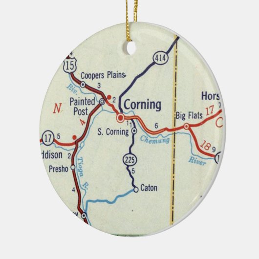 Corning NY Keramik Ornament (Links)