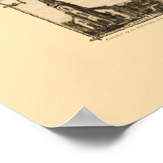 Corning, NY Panoramic Map - 1882 Poster (Ecke)