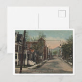 Corning NY Pine Street View 1908 Postkarte (Vorne/Hinten)