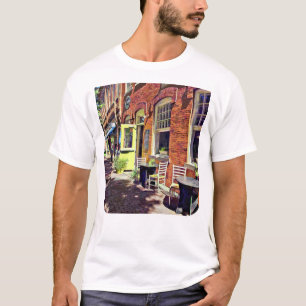 Corning NY - Restaurant mit offener Tür T-Shirt