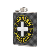 Cornisch American Flag Hipflask Flachmann (Links)