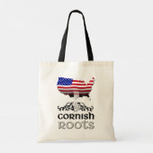 Cornisch American Herkunft Roots Tote Bag Tragetasche (Rückseite)
